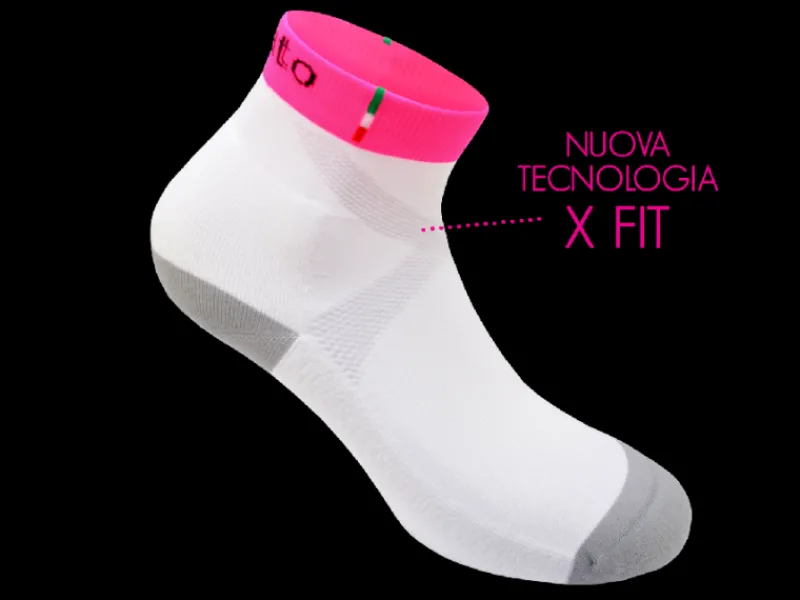 Fashion Gelattto FITNESS GO WHITEFUXI WHITE/FUXIA
