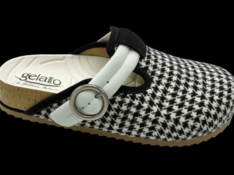 Shop Gelattto WOODSTOCK SOFT 2.0 PIED DE POULE BIANERO BIANCO/NERO
