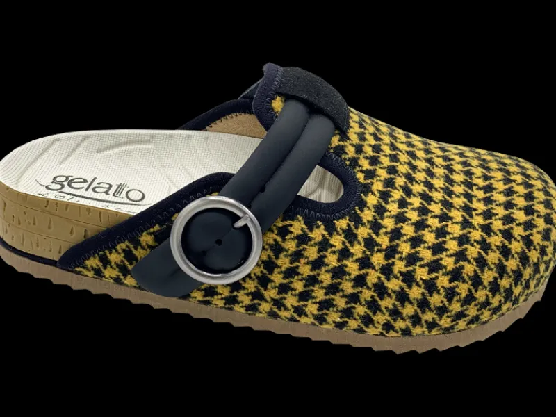 Clearance Gelattto WOODSTOCK SOFT 2.0 PIED DE POULE GIANERO GIALLO/NERO